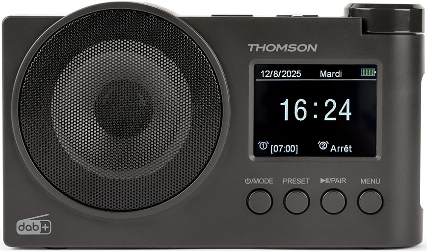 Rádioprijímač DAB+ Thomson RT400DABBTBK, čierny