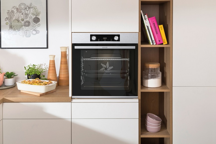 Rúra Gorenje Essential BPS6737E14X čierna/nerez Vstavaná rúra Gorenje BPS6737E14X, nerezová