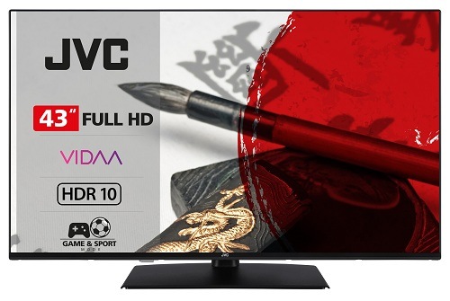 Televízia JVC LT-43VDF5505, čelný pohľad