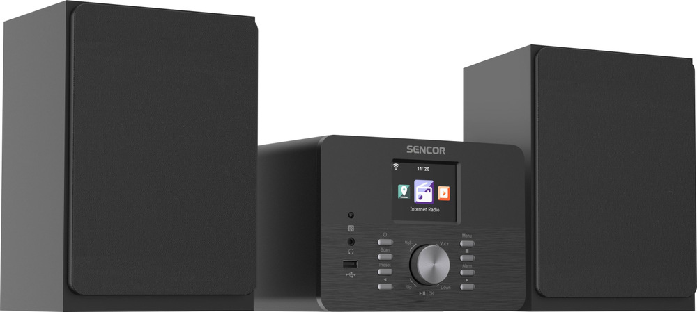 Mikrosystém kombinuje rádio, CD prehrávač a streamovanie v kompaktnom riešení pre každodenné počúvanie.