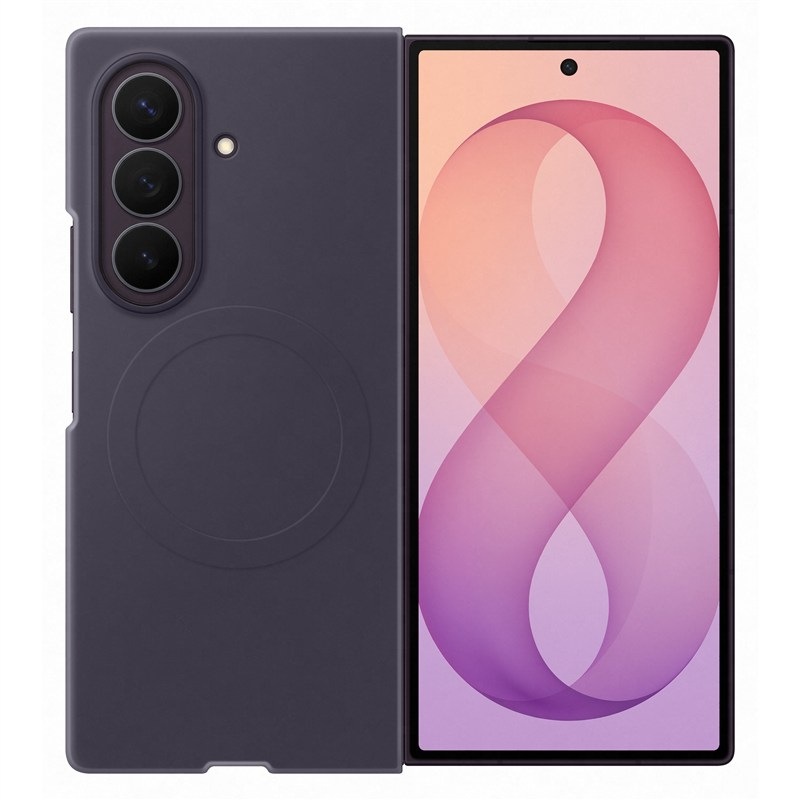 Kryt na mobil Samsung Mobile Silikonový  s magnetem Galaxy Z Fold8 Ultra fialový