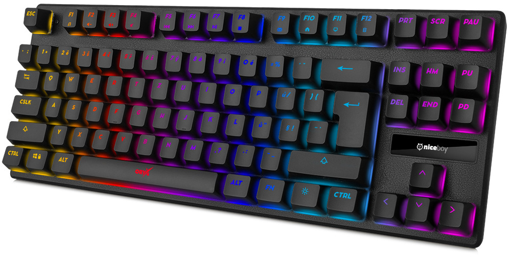 Klávesnica Niceboy ORYX K300X, CZ layout čierna Klávesnica Niceboy ORYX K300X, CZ layout čierna