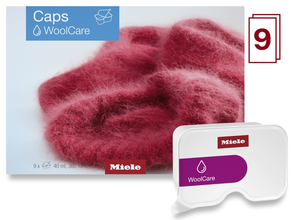 Prací prostriedok Miele Caps WoolCare na vlnu a jemné prádlo (9 ks) Prací prostriedok Miele Caps WoolCare na vlnu a jemné prádlo (9 ks)