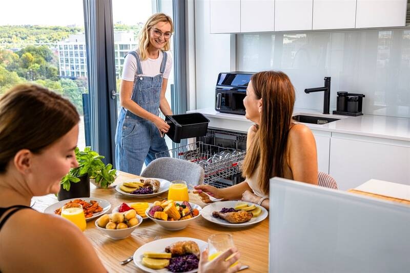 Fritéza teplovzdušná Lauben DualZone® Air Fryer 8000BC čierna
