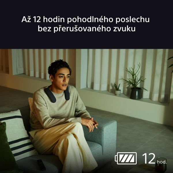 Bezdrôtový reproduktor na krk Sony BRAVIA Theatre U čierna Bezdrôtový reproduktor na krk Sony BRAVIA Theatre U - čierna