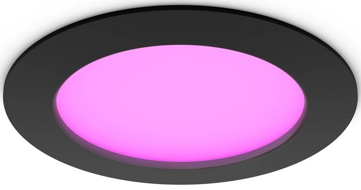 Vstavané svietidlo Philips Hue Slim downlight L (170mm) - čierne