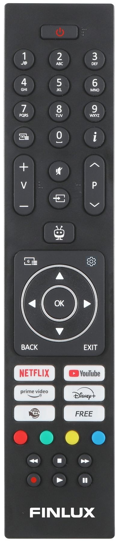 Televízor Finlux 32FFI5762 Ovládač k televízii Finlux 32FFU5762