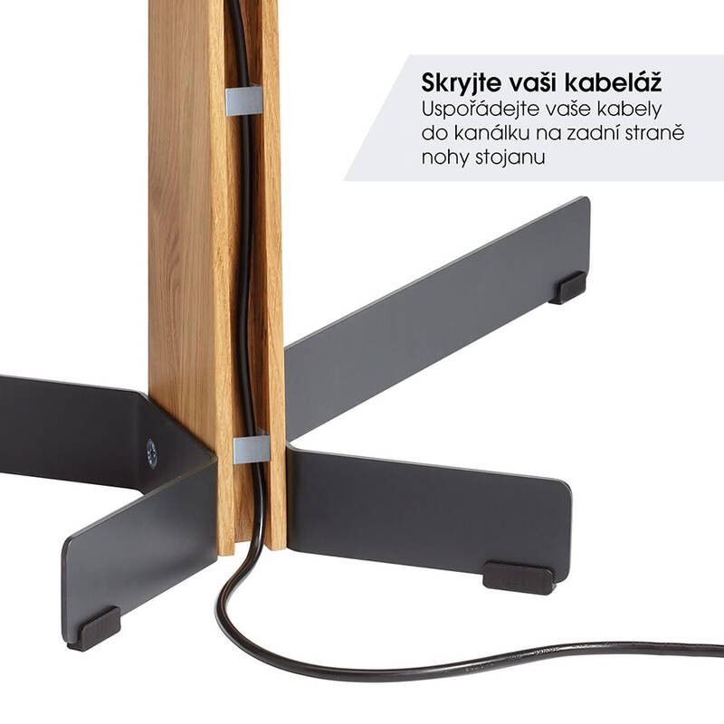 Stojan pre TV Vogel’s TVS 3695B pre uhlopriečky 40" až 77", nosnosť 50 kg čierny/drevený Stojan pre TV Vogel’s TVS 3695B pre uhlopriečky 40" až 77", nosnosť 50 kg čierny/drevený