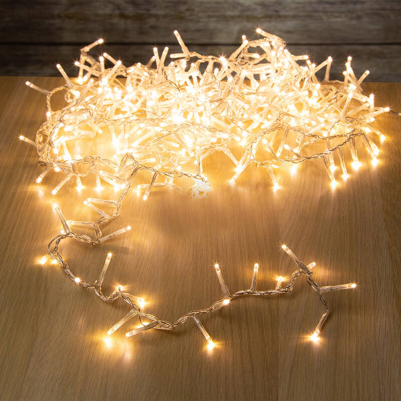 Vianočné osvetlenie ColorWay vnútorné, 200 LED, USB, 20m, teplá biela