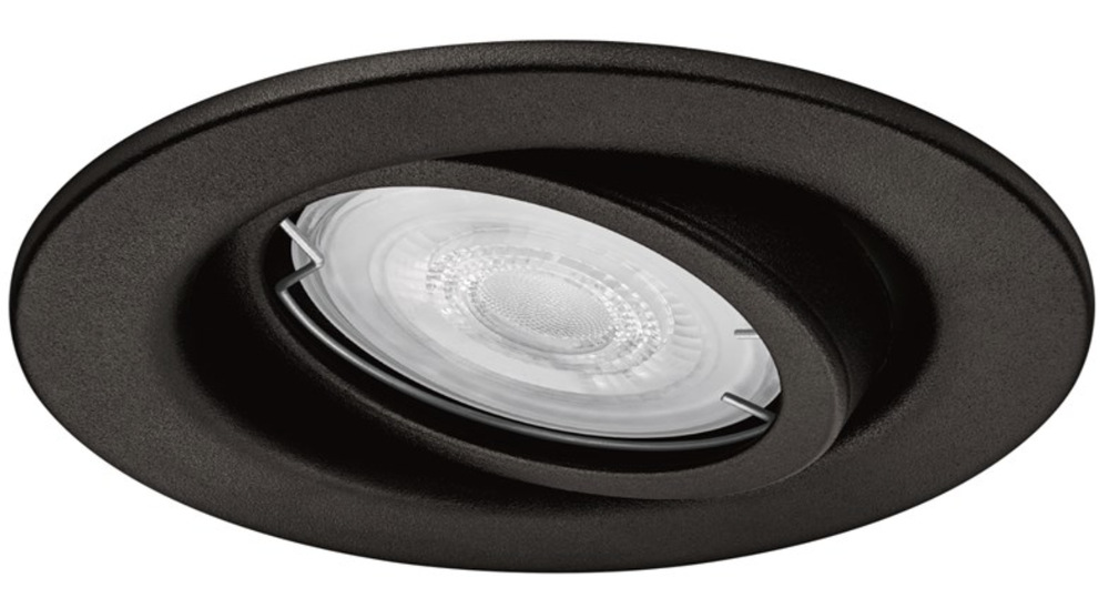 LED stropné svietidlo Philips Fresco čierne