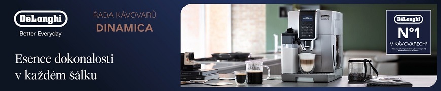 Espresso De'Longhi Dinamica plus ECAM 370.95 S strieborné Espresso De'Longhi Dinamica plus ECAM 370.95 S strieborné