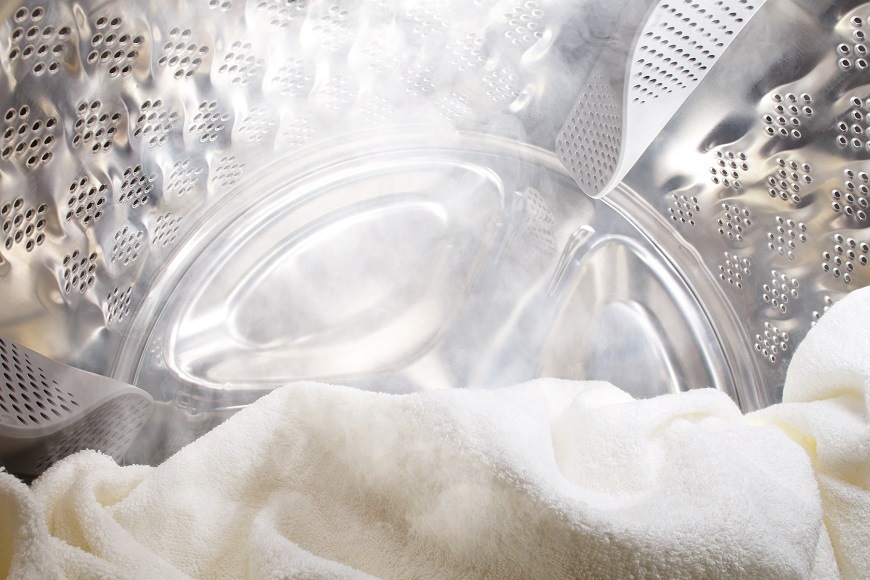 Úzka vopred plnená práčka Gorenje WEP84A1WI, biela, SteamTech