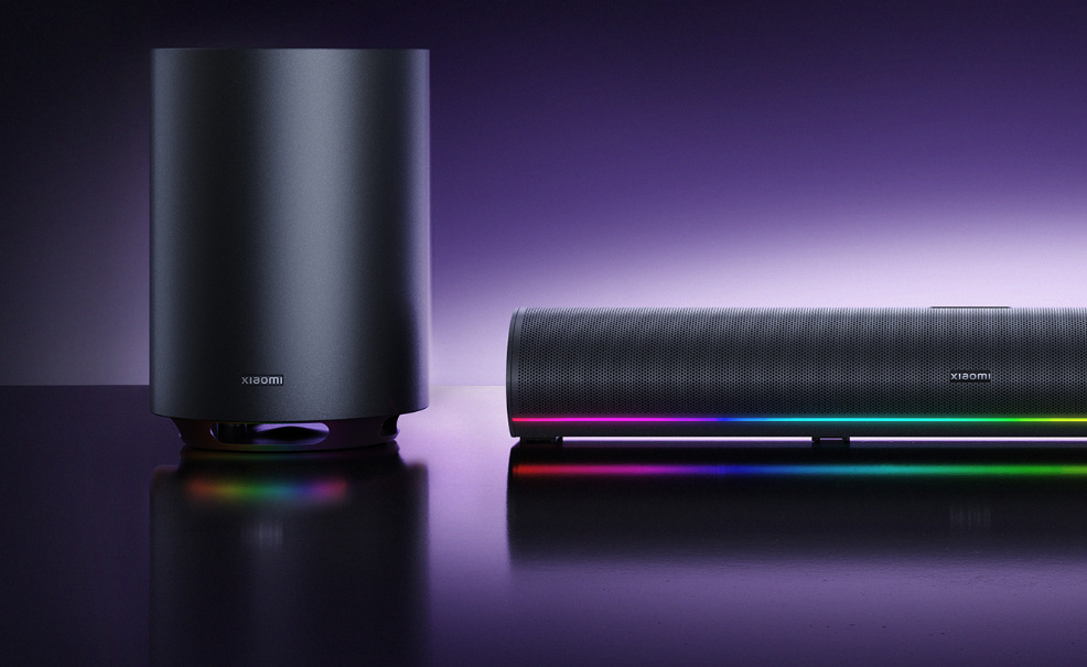Reproduktory Xiaomi Desktop Speaker Pro Set čierne Xiaomi Desktop Speaker Pro Set ponúka aj atmosférické podsvietenie