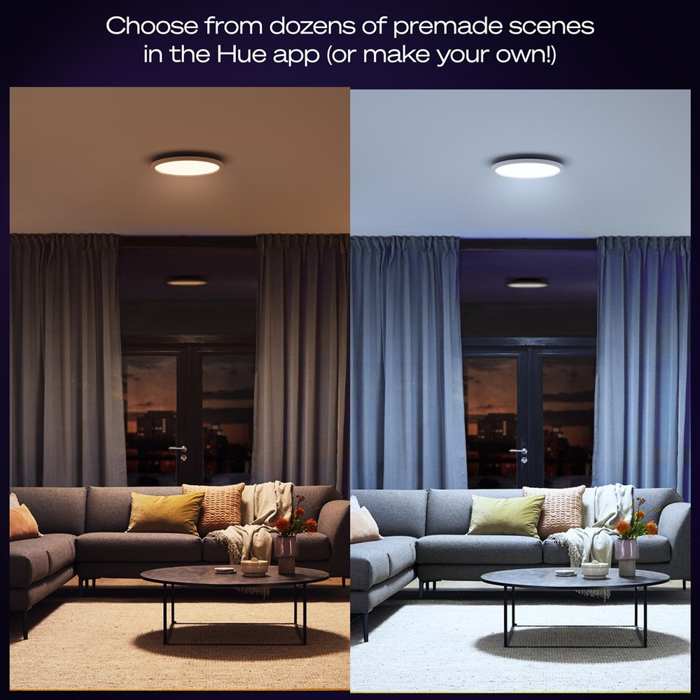 LED stropné svietidlo Philips Hue Aurelle Panel S, okrúhle, 30cm čierne LED stropné svietidlo Philips Hue Aurelle Panel S, okrúhle, 30cm čierne