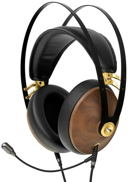 Medze 99 Classics Walnut Gold Boom Mic Kit, čierna/zlatá/drevená