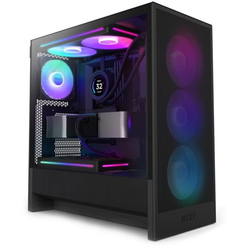 Case NZXT H5 Flow RGB čierna