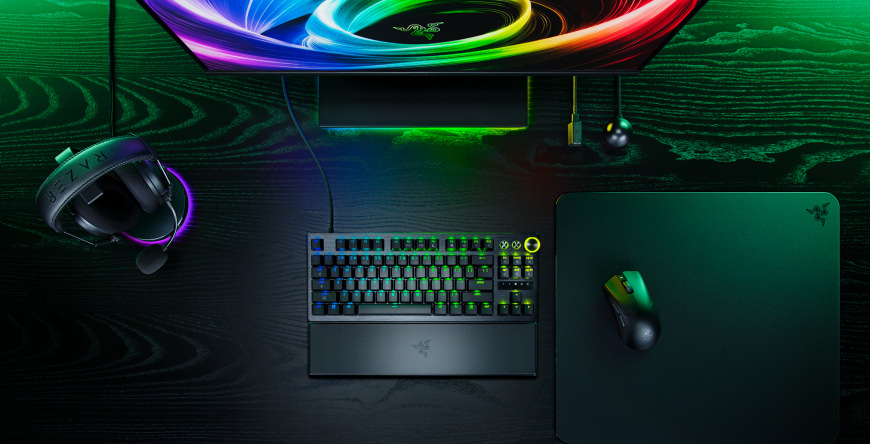 Klávesnica Razer Huntsman V3 Pro Tenkeyless 8KHz, US Layout čierna Klávesnica Razer Huntsman V3 Pro Tenkeyless 8KHz, US Layout čierna