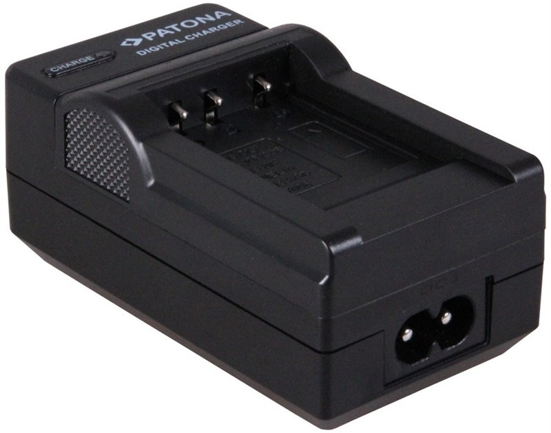 Nabíjačka PATONA 2v1 Li-40B/Li-42B, 230V/12V pre prístroje Olympus kompatibilná s batériami Li-40B a Li-42B