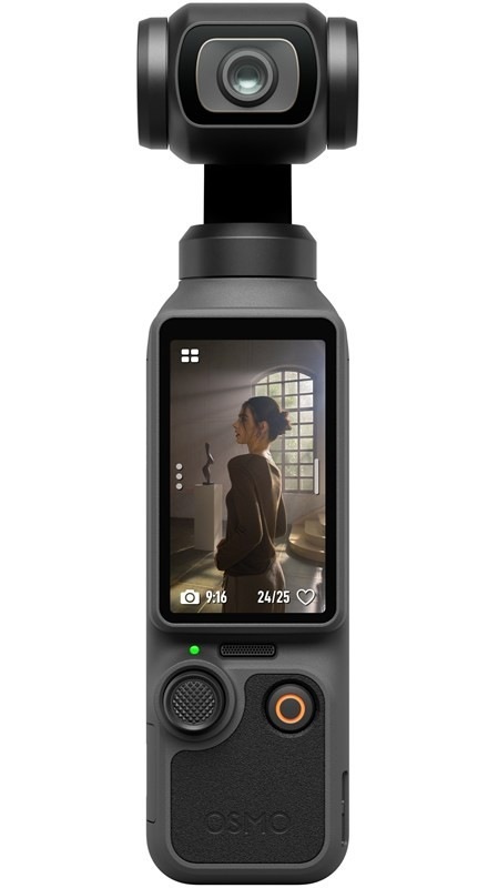 Outdoorová kamera DJI Osmo Pocket 4 Standard Combo, čierna farba.