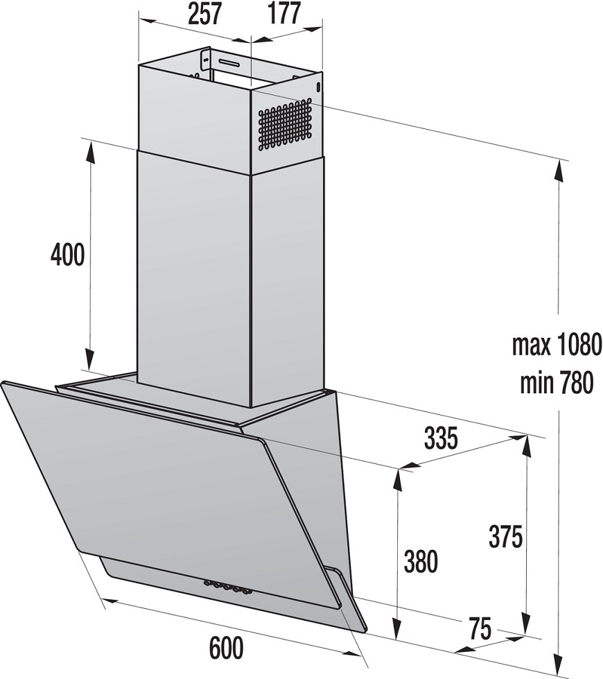 Odsávač pár Gorenje Essential WHI629EB čierny Odsávač pár Gorenje WHI629EB, čierna, filter