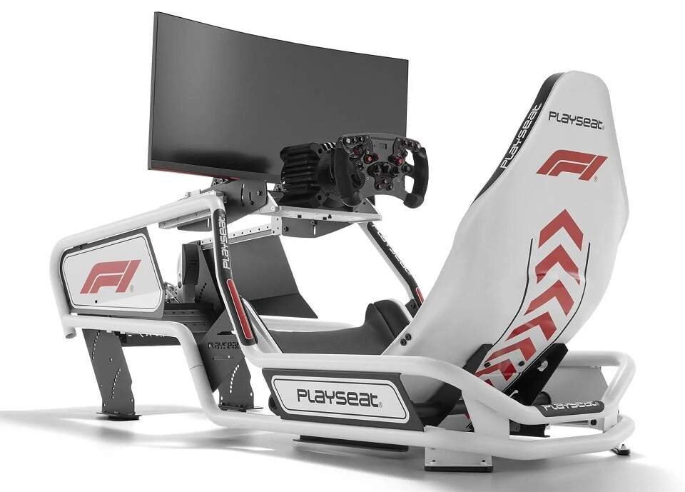 Pretekársky kokpit Playseat Formula Intelligence F1 Edition biely