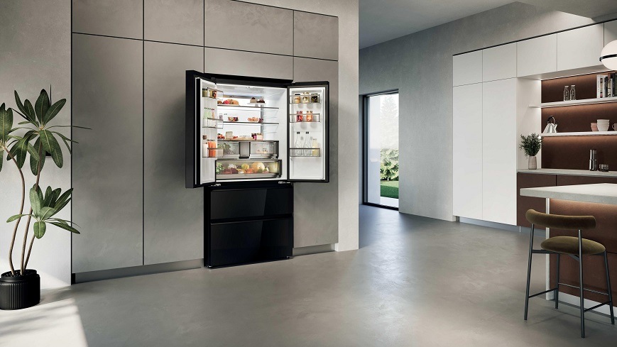 Americká chladnička Haier HFR79F19DFGB čierna Americká chladnička Haier HFR79F19DFGB čierna