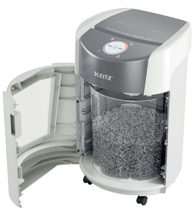 Skartovač Leitz IQ OptiMax 350 - biely