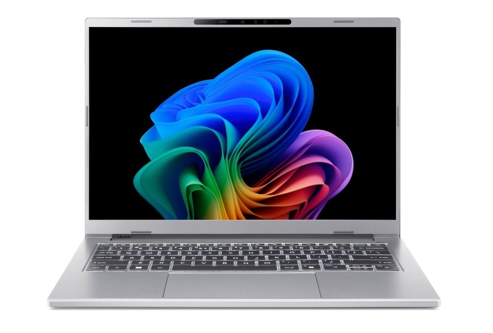 Notebook Acer Aspire 14 AI (A14-53M-77BU), strieborný