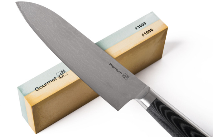 Sada kuchynských nožov G21 Premium Damascus, 3 ks Kámen