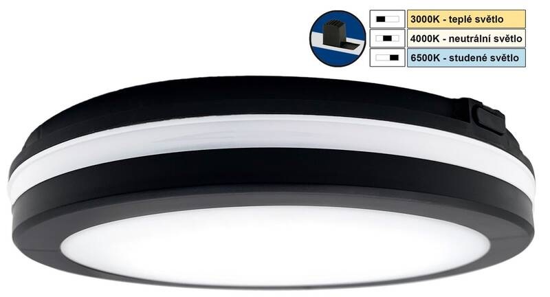 LED stropné svietidlo Top Light Comet 20C CCT čierne Stropné svietidlo Top Light Comet 20C CCT - čierne