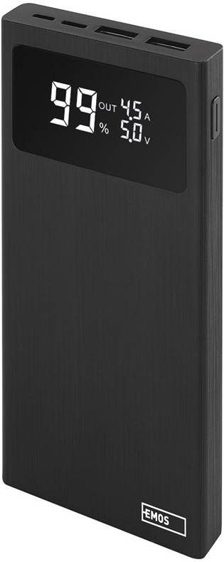 EMOS BetaQ 10, 10 000 mAh, 22,5 W, čierna