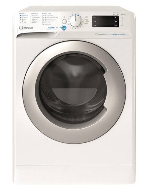 Práčka/sušička Indesit BDE 86436 WSV EE, biela