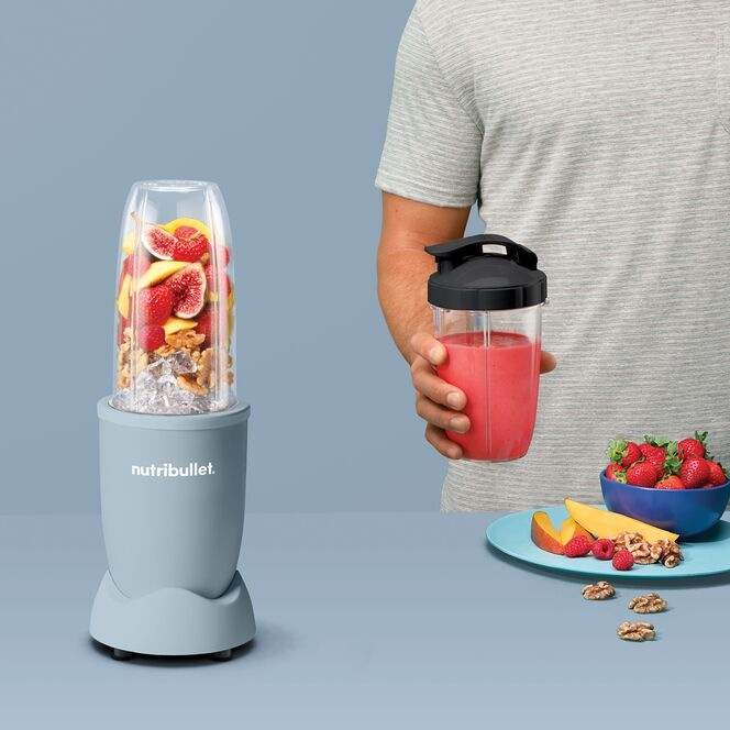 Stolný mixér Nutribullet Pro 900 Mineral NB907MASL modrý Stolný mixér Nutribullet Pro 900 Mineral NB907MASL modrý