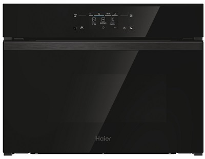 Rúra Haier H4MWID69C6NQB čierna/sklo