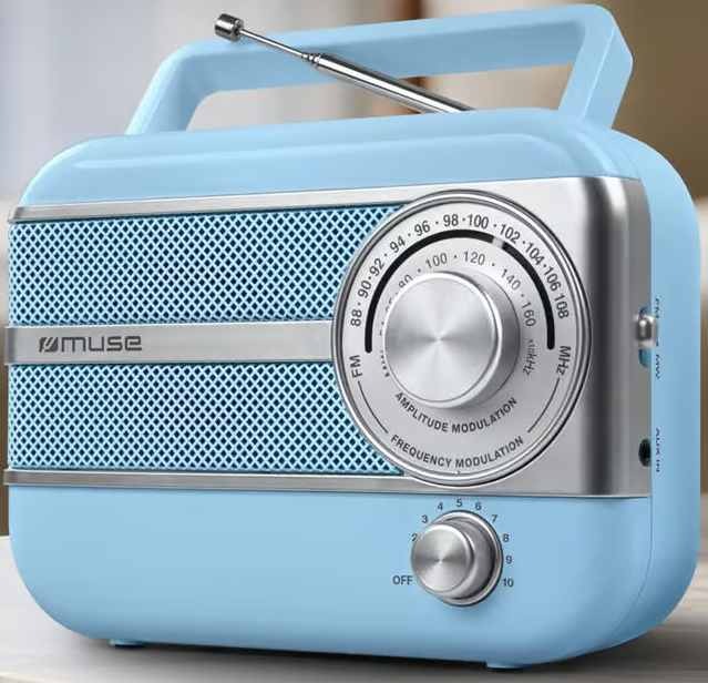 Rádioprijímač MUSE M-056 modrý Rádioprijímač MUSE M-056 modrý