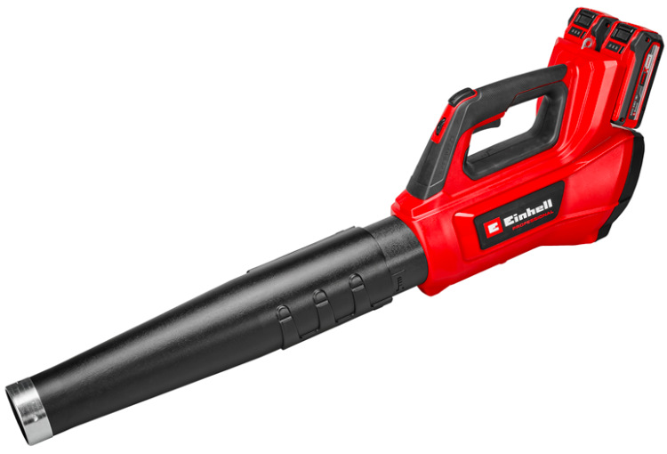 Akumulátorový záhradný fukár Einhell Professional GP-LB 36/230 Li E BL-Solo bez batérie v červenom prevedení