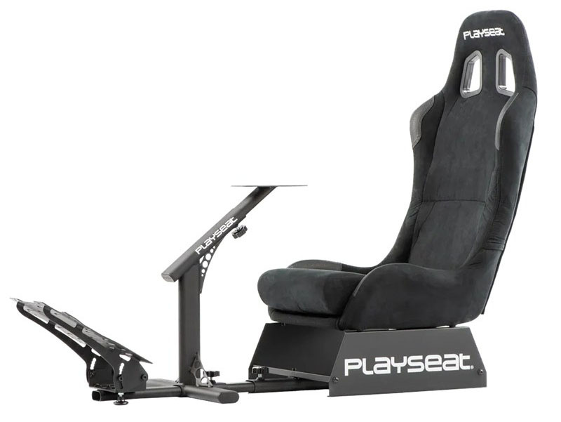 Pretekársky kokpit Playseat Evolution - Alcantara v čiernom farebnom prevedení.