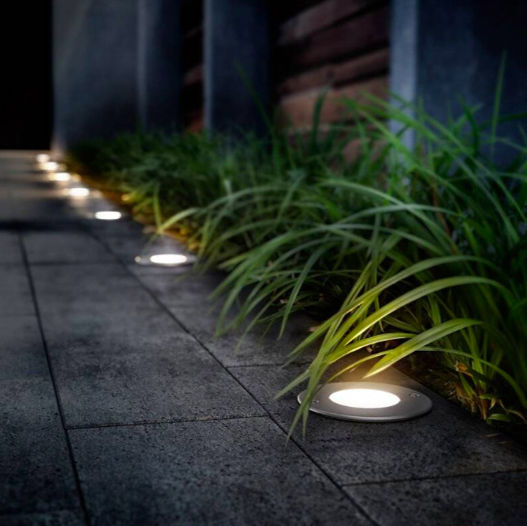 Svietidlo vonkajšie Philips Moss, LED, zápustné nerez Philips Moss, LED, zápustné (8718696120606)
