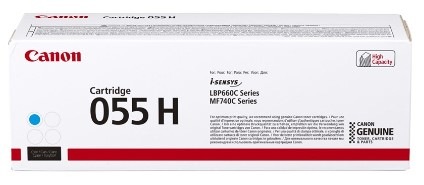 Toner Canon CRG 055 H, 5900 strán azúrová farba