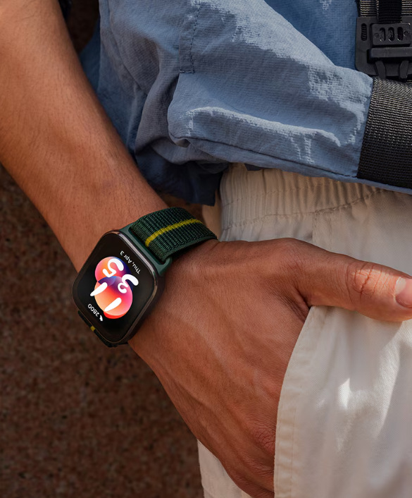 Inteligentné hodinky Motorola Moto Watch Fit čierne/zelené Inteligentné hodinky Motorola Moto Watch Fit čierne/zelené