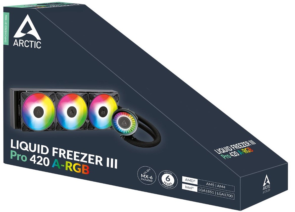 Krabica Vodný chladič Arctic Cooling Liquid Freezer III Pro 420 ARGB