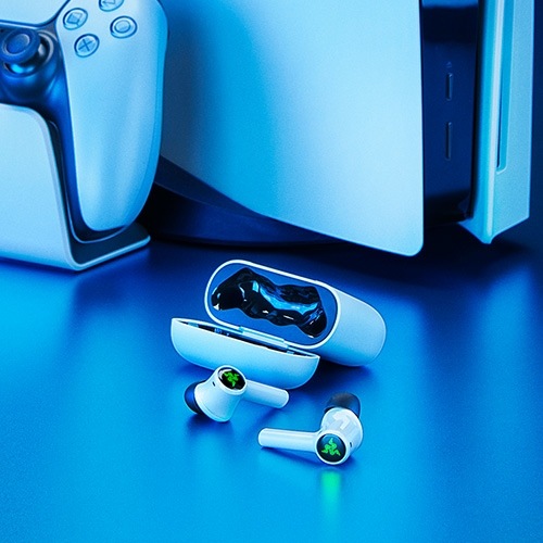 Slúchadlá Razer Hammerhead HyperSpeed PlayStation Licensed biela Razer Hammerhead HyperSpeed PlayStation Licensed, biela