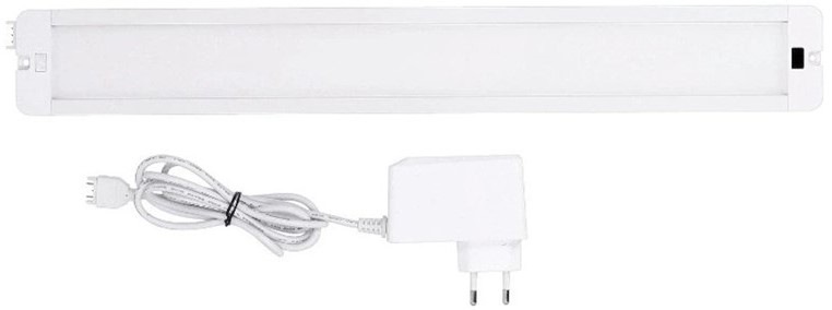 Podlinkové svietidlo Tesla Lightning 2x8W, 2x480lm, 5xCCT, DIM, 57,4x6cm - biele