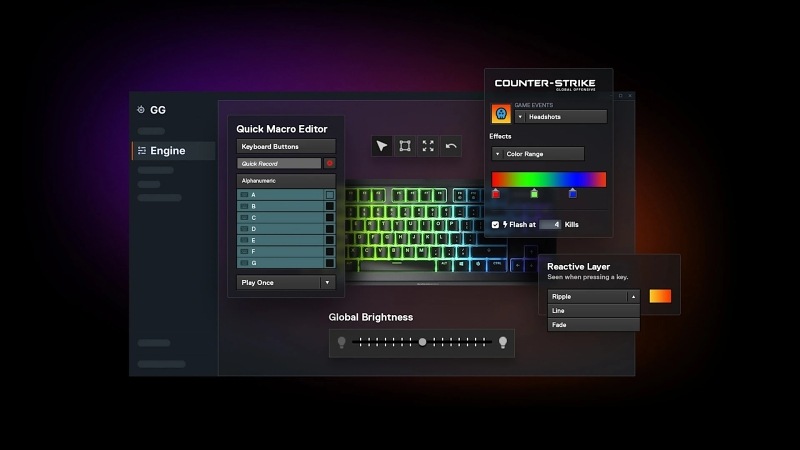 Klávesnica SteelSeries Apex 3 TKL US biela