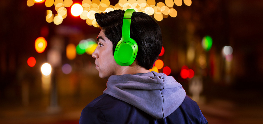 Headset Razer Opus X - Quartz ružový