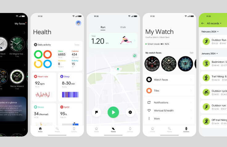 Inteligentné hodinky OnePlus Watch 2 čierne
