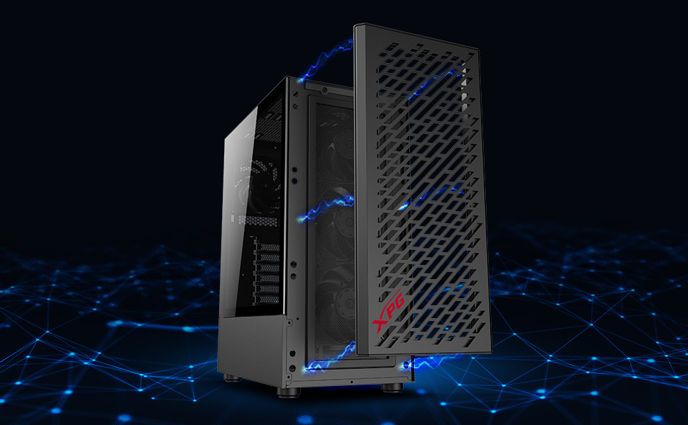 Case ADATA XPG Valor AIR biela Case ADATA XPG Valor AIR biela