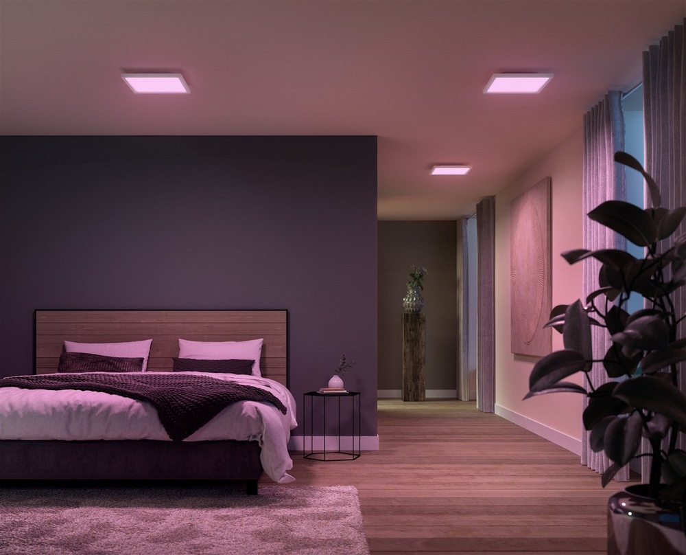 Iluminácia spálne s využitím RGB