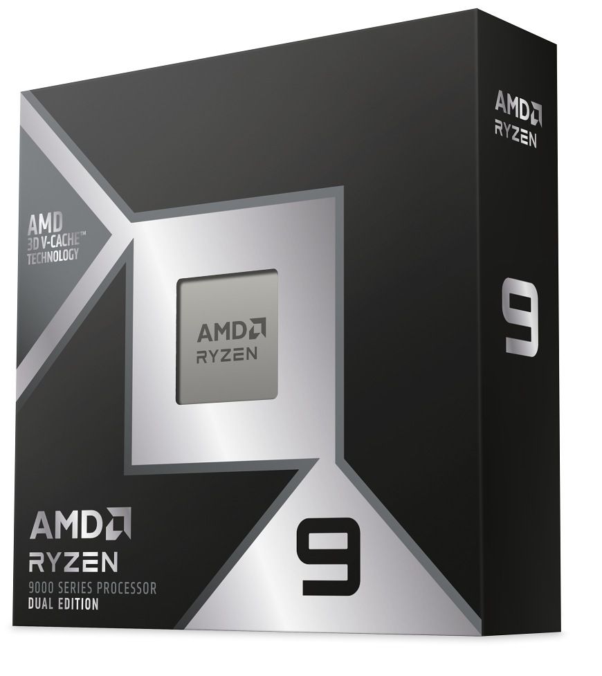 Detailný pohľad na maloobchodné balenie procesora s výraznou grafikou radu Ryzen 9″ width=