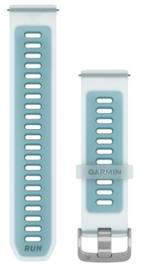 Remienok Garmin Quick Release (22 mm), strieborná pracka biely/tyrkysový Remienok Garmin Quick Release (22 mm), strieborná pracka - biely/tyrkysový